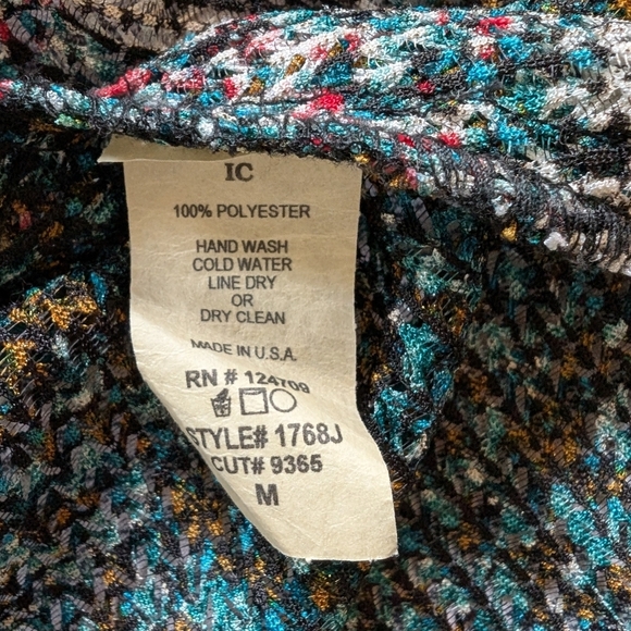 IC by Connie K colorful Sleeveless Women's Top sz M - Picture 12 of 12